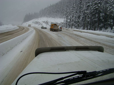 rollover on the Coquihalla smasher hill.