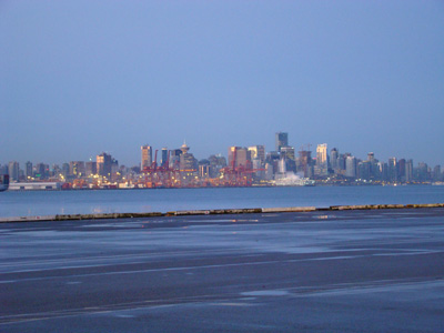 City of Vancouver in the morning light