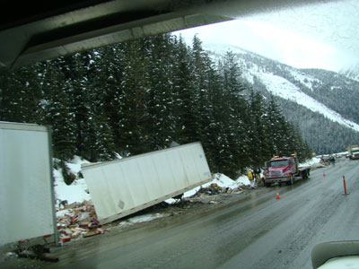 Head on in Rogers Pass